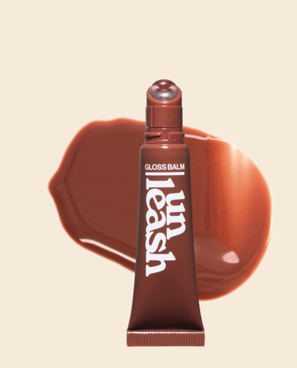 UNLEASHIA - Sunset Dazzle Gloss Balm No.5 Brick Brown