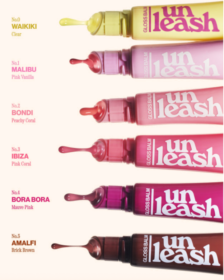 UNLEASHIA - Sunset Dazzle Gloss Balm No.5 Brick Brown