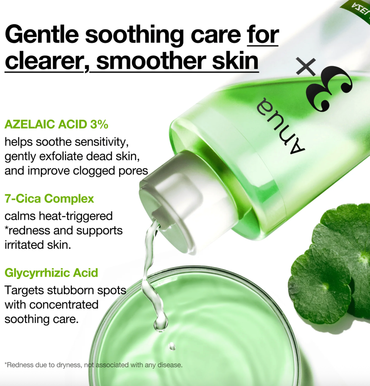 Anua - Azelaic Acid 3 Cica Skin Clarifying Toner